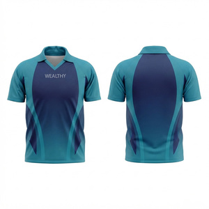 เสื้อกีฬาผู้ชายทรงสปอร์ต แขนสั้น ลายสัตว์ ตัดสี แห้งเร็ว ระบายอากาศได้ดี ผ้าคอตตอนถัก โลโก้ด้านหน้า ชุดทีม - Product Image 1
