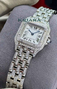 Montre en diamant moissanite écologique pour homme, montre-bracelet de mode haut de gamme pour les événements formels, les occasions professionnelles, les tenues décontractées et les fêtes - Product Image 4