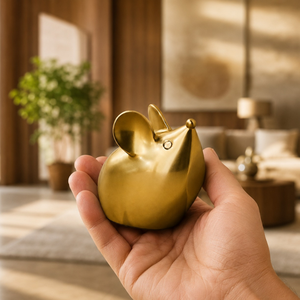 Luxury Mouse Brass <b>Door</b> Stopper Heavy Duty Decorative Floor <b>Standing</b> <b>Door</b> Holder Home Office Hotel Hardware Accent Gold Decor - Product Image 2
