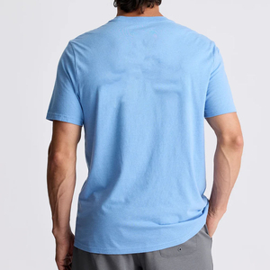 T-shirts pour hommes de haute qualité, best-sellers, surdimensionnés, à col contrastant, design personnalisé, tricotés, à bas prix, thermiques, pour adultes - Product Image 2