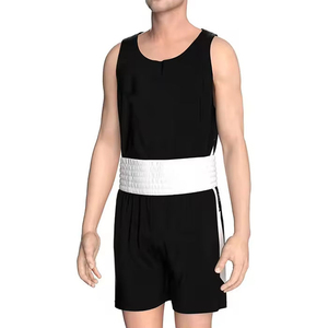 New Customize Kick Boxing Uniform Custom Design Boxing Uniform High Quality Vest Short Kit 100% <b>Polyester</b> Unisex Boxing Uniform - Product Image 6