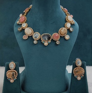 Premium Quality Sabysachi Inspired <b>Necklace</b> Set Luxury Appeal Beautiful Elegant Design Complements All Outfits <b>Statement</b> Jewelry - Product Image 4