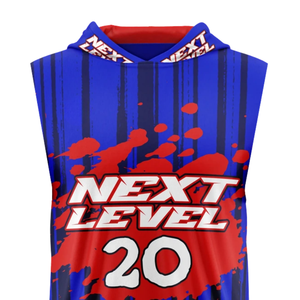 Camiseta de Fútbol 7v7 para Niños, Diseño Sublimado con Capucha y Sin Mangas, Personalizable con Nombre de Equipo y Número de Jugador, Ropa Juvenil - Product Image 3