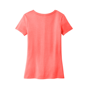 Camiseta de Cuello en V para Mujer, Diseño Exclusivo, Mezcla de Algodón Premium, Manga Corta, Ropa Casual, Marca Personalizada, Venta al Por Mayor, Fábrica OEM - Product Image 4
