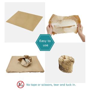 Papier artisanal en nid d'abeille recyclé de qualité supérieure avec sangle pour emballages cadeaux et artisanat - Product Image 4