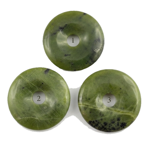 Donuts en Cristal Naturel, Pierre de Serpentine Verte, Gemmes de Guérison Reiki, Agate en Gros - Product Image 2