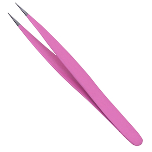 Pinzas de Precisión para Cejas con Punta Puntiaguda, Herramienta de Belleza Profesional de Acero Inoxidable para Salón, Spa, Cuidado Personal y Depilación - Product Image 1