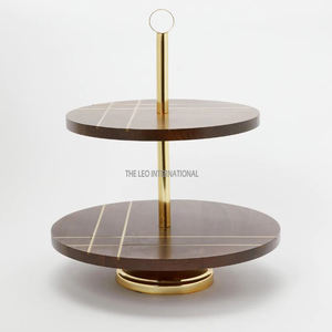 Soporte de exhibición moderno de un solo nivel para postres, molde de resina epoxi para decoración de pasteles, soportes para cupcakes para servicio de buffet al por mayor - Product Image 4