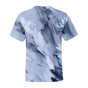 Custom Logo Silk Screen Printed Formal <b>Knitted</b> Plus Size Eco-Friendly Short Sleeve Polyester/Cotton 210gsm Heavyweight Blank - Product Image 6