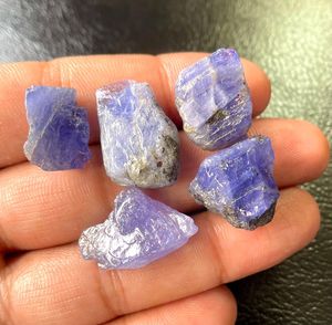 <b>Raw</b> Tanzanite <b>Crystal</b> Pieces Natural Healing Stones Rough Blue Gemstone For Jewelry Making High Quality Supply - Product Image 4