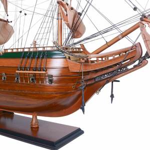 Antique-style Batavia Wooden Ship Model Handcrafted Cedar <b>Nautical</b> <b>Decor</b> for Home Office 94Lx26.7Wx74.3H cm - Product Image 4