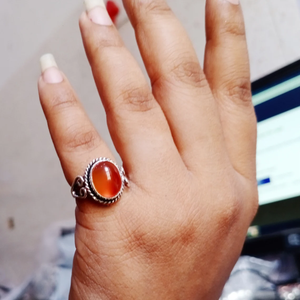 Anillo Boho de Cornalina en Plata 925, Joyería Artesanal con Piedras Preciosas, Regalo Único para Mujer - Product Image 1