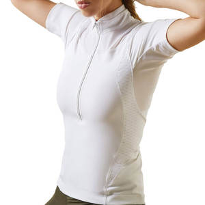Chemise de compétition d'équitation pour femmes, couleur unie, haute qualité, la plus vendue, haut de gamme pour cavaliers, vêtements d'équitation les plus vendus - Product Image 1