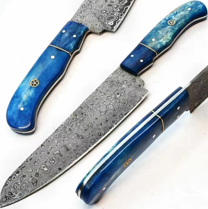 Cuchillo de Chef LEGACY BLADES de Acero de Damasco, Forjado a Mano, Estilo Japonés, Mango de Madera, 12 Pulgadas, Ambidiestro, Ecológico, Apto para Lavavajillas - Product Image 1