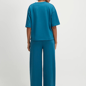 Conjunto de pijama para mujer, ropa de dormir de manga larga, Top y pantalones, ropa de casa de dos piezas, traje de noche, ropa informal suave y cómoda - Product Image 6