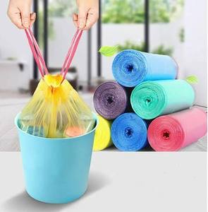 ถุงขยะสีขาวแบบมีเชือกผูก ขนาด 33 แกลลอน ผลิตจากพลาสติก HDPE คุณภาพสูง ย่อยสลายได้ ทนทาน ปิดผนึกด้วยความร้อน TD 12  ไม่มีกลิ่น - Product Image 6