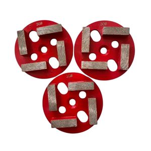 Disco de Pulir Hormigón Profesional HGP de 100 mm de Alta Dureza OEM, Aleación de 12 mm para Nivelación de Superficies y Eliminación de Pisos Epóxicos - Product Image 1