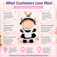   Ensemble de tenues personnalisées pour figurines unisexe, mignonnes et décontractées, en tissu, style chemises et hauts, accessoires de vêtements pour poupées, type blind-box