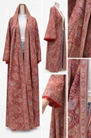 Robe Kaftan Abaya Vintage en Polyester Coupe Droite 2026 Dubaï, Faite à la Main, Longueur Ras du Sol, Manches Longues, Tissu Doux et Respirant Anti-Boulochage