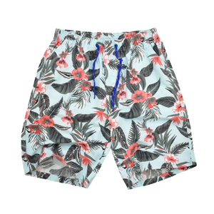 Shorts de plage décontractés pour hommes en polyester/coton solide, à séchage rapide et imperméables, pour le surf et l'été - Product Image 5