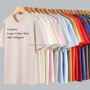 Camiseta de Algodón Premium para Hombre, Ligera, 220 GSM, Suave, Cómoda, Transpirable, Informal, para Uso Diario, Verano, Proveedor al por Mayor - Product Image 6