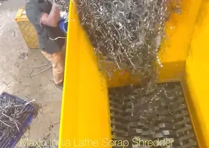 Trituradora de Doble Eje con Panel de Control Automático para Aplicaciones Industriales, Trituradora de Chatarra para Torno - Product Image 3
