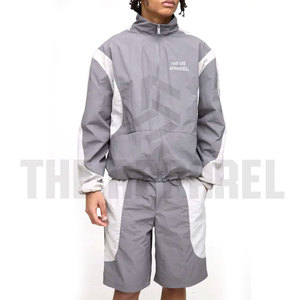 Impression de logo personnalisé Impression numérique Pantalon d'automne pour homme en nylon/polyester respirant à taille élastique avec poches latérales Streetwear - Product Image 3
