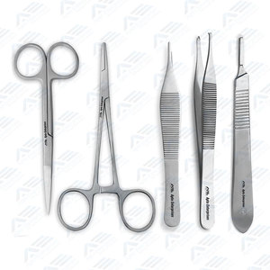 Kit de Instrumentos para Práctica de Sutura, Hilos y Agujas para Sutura, Kit de Entrenamiento Médico, Kit Quirúrgico, Instrumentos Médicos - Product Image 3