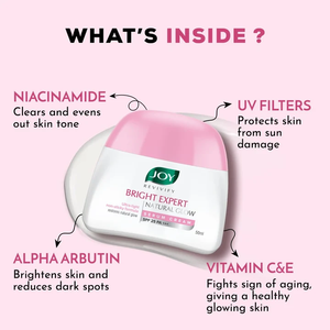 Crème éclaircissante pour le visage avec SPF 25 PA Plus Plus Plus et Niacinamide, crème d'été ultra légère non collante pour un éclat naturel - Product Image 5