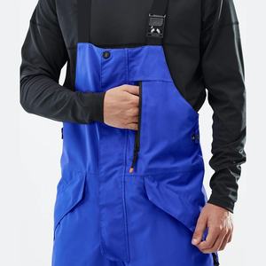 Men's Waterproof Ski Bib Pants Outdoor <b>Winter</b> Snowboard <b>Overalls</b> Insulated Windproof Breathable Ski Trousers with Cargo Pockets - Product Image 4