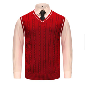 High Quality Wholesale Solid Winter Men's Fleece <b>Pullover</b> <b>Sweater</b> Printed O Neck Comfortable Polyester Cotton Blend Custom OEM - Product Image 2