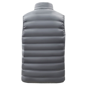 Chaleco Acolchado Ligero Personalizado para Hombre, Chaqueta sin Mangas con Relleno, Cuello Alto, Estilo Casual para Invierno - Product Image 3