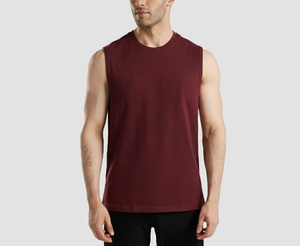 เสื้อกล้ามใหม่ 100% ผ้าฝ้าย สตรีทแวร์ เพาะกาย โชว์กล้ามเนื้อ แขนกุด ออกกำลังกาย ออกแบบโลโก้เองได้ เสื้อยืดผู้ชาย เสื้อกล้ามผู้ชาย - Product Image 3