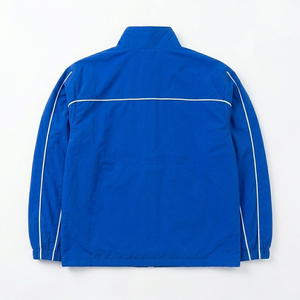 Nouvelles ventes, ensembles de pantalons coupe-vent en nylon imperméable pour hommes, logo personnalisé imprimé, doublure bleue et blanche, respirant, vêtements de rue - Product Image 3