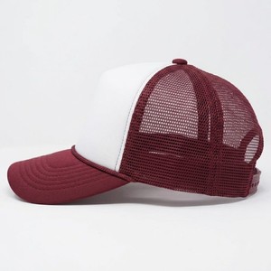 Custom Foam Front Trucker <b>Hat</b> Two Tone Mesh Snapback <b>Cap</b> Breathable Adjustable Baseball <b>Hat</b> Casual Outdoor Headwear - Product Image 5