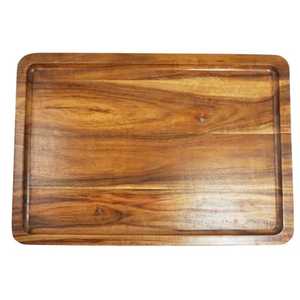 Elegant American Style Wooden <b>Tray</b> Handmade Serving <b>Tray</b> for Jewelry & Food Dining Table Home Hotel Restaurant Decor - Product Image 1