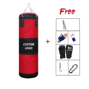 Sacs de frappe en cuir PVC personnalisables de haute qualité pour l'entraînement de boxe et d'arts martiaux, options de remplissage eau et sable PU, taille OEM - Product Image 2