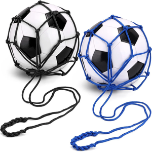 Sac de transport professionnel en nylon à mailles solides pour ballons de football et de basketball, idéal pour l'entraînement autonome des jeunes sportifs en extérieur - Product Image 1