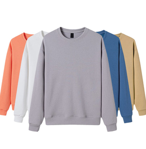 Sudadera de hombre de algodón mezclado, transpirable, de corte holgado, estilo básico, recién llegada, con bordado personalizado, en venta. - Product Image 1