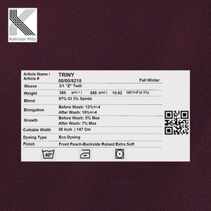 Pantalon en tissu sergé 3/1 en coton et élasthanne pour femme, couleur bordeaux, vente en gros, fabricant, 360 GSM, pantalon extensible lourd, personnalisé OEM ODM - Product Image 4