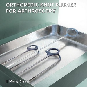 Empujador de Nudos para Artroscopia Ortopédica, de Acero Inoxidable, Manual, para Hombro y Rodilla, Instrumento Reutilizable para Atar Nudos de Sutura Artroscópica, con Certificación CE - Product Image 2