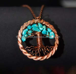 Collar de Cobre Ecológico con Forma, Diseño Moderno Hecho a Mano - Regalo de Aniversario para Mujer, Decoración de Bodas, Artesanía - Product Image 5