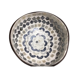 Cuenco de Coco Decorativo de Alta Calidad con Mosaico de Perlas Sostenible, Venta Caliente, Regalo Decorativo Ecológico Premium, Venta al por Mayor - Product Image 1