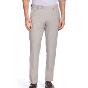 Pantalon habillé en coton pour homme avec logo personnalisé, couleur unie, confortable, idéal pour l'extérieur en hiver, haute qualité - Product Image 4