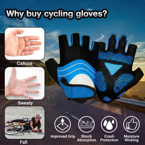 Gants de vélo de montagne pour jeunes, gants de protection à doigts entiers absorbant les chocs pour BMX, Dirt Bike et trottinette - Product Image 2