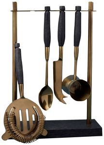 Juego de Herramientas de Barra de Metal Hechas a Mano, Herramientas de Preparación de Cócteles de Calidad Artesanal para un Sabor Refinado, para Dueños de Bares Caseros - Product Image 6