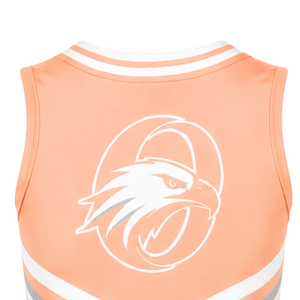 Haut de maillot de cheerleading personnalisé sans manches, uniforme d'équipe sportive, tenue athlétique pour l'entraînement et la performance, vêtements de compétition pour équipe de cheerleading - Product Image 5
