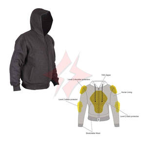 Sudadera con Capucha Unisex para Motociclismo de Invierno, Chaqueta con Cierre de Cremallera, Transpirable, 220g, Personalizable, con Forro Protector Teñido Liso - Product Image 5