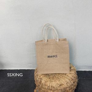 Custom Printed Jute Logo <b>Bag</b> with Zipper Closure for Secure Storage - Product Image 3