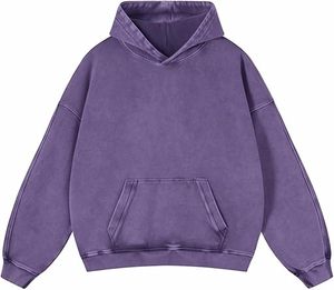 High Quality Oversized Acid Wash <b>Hoodie</b> Men Women Vintage Cotton Streetwear Pullover Preppy <b>Lightweight</b> <b>Hoodies</b> Winter - Product Image 2